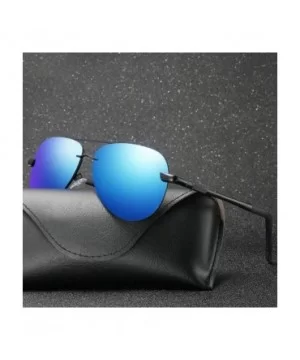 Sunglasses Aluminum Magnesium Frameless Protection Lightweight - CP18SZX47AZ $42.11 Goggle