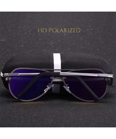 Sunglasses Aluminum Magnesium Frameless Protection Lightweight - CP18SZX47AZ $42.11 Goggle