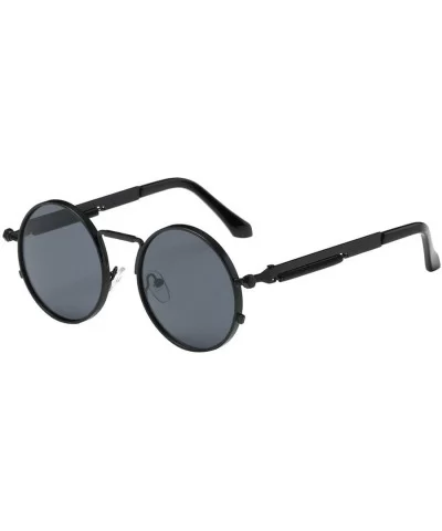 Unisex Shades Sunglasse Women Men Fashion Integrated UV Glasses Sun Glasses (A) - CJ18RQMQOYU $8.21 Rectangular