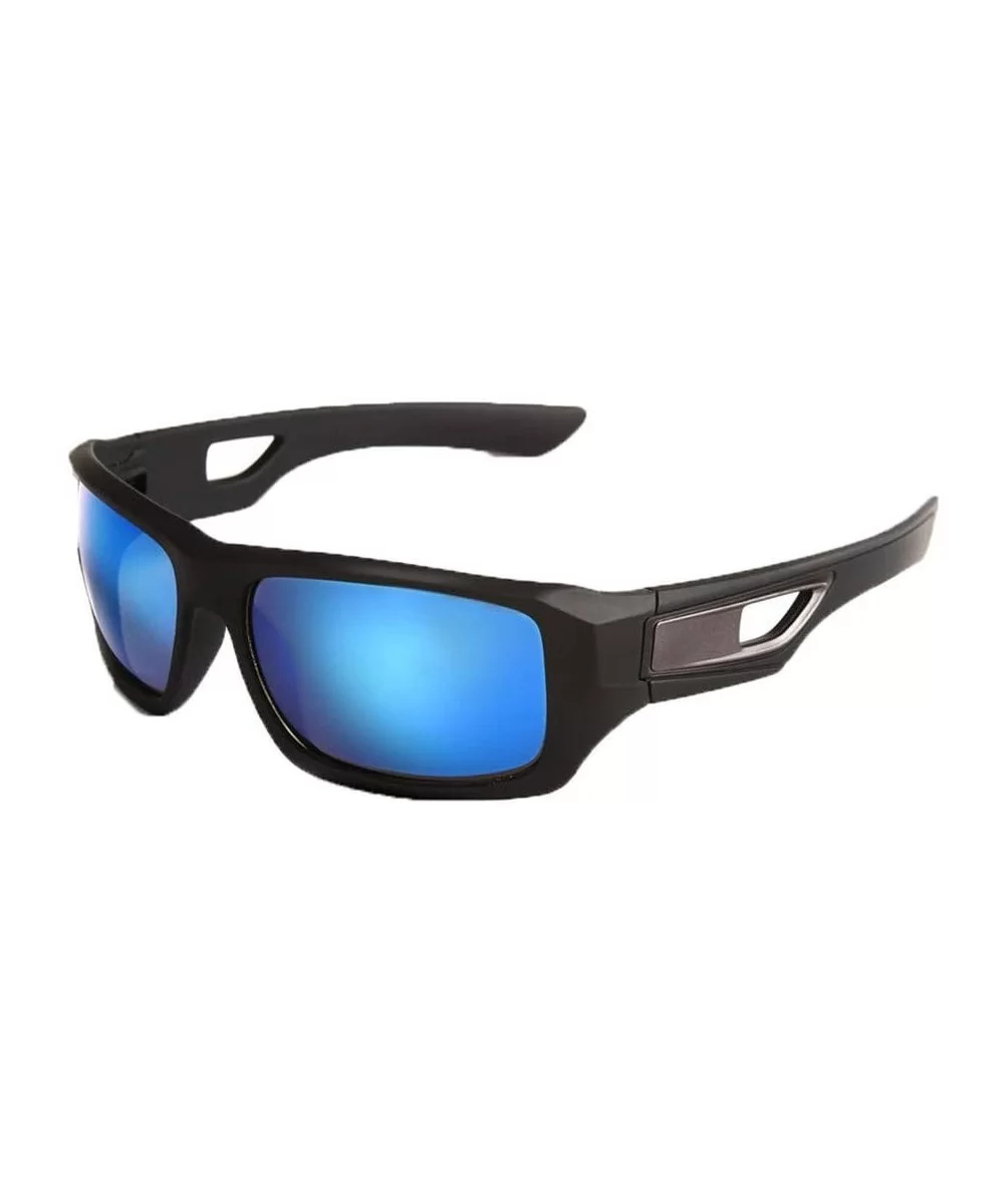 Unisex Polarized Sunglasses Stylish Sun Glasses for Men and Women - Color Mirror Lens - C - CG18UGCYO0A $5.75 Sport