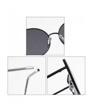 Cat Eye Color Lens Sunglasses Street Fashion Metal Frame Women Sunglasses Sun Protection Eyewear - CE1976A26HI $9.39 Cat Eye