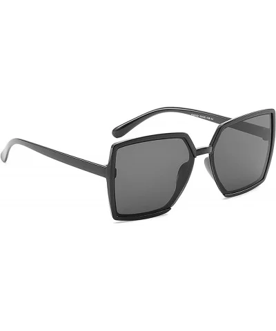 Polarized Sunglasses Irregular Protection Festival - Black - CT18TQYRI2Z $11.02 Oversized