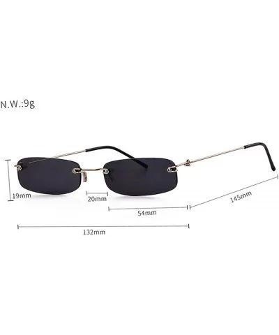 Small Orange RimlRectangle Sunglasses Men Women 90s Tiny Narrow FramelTint Sun Glasses Shades SP40 - C6 - CA197Y7LDHA $15.84 ...