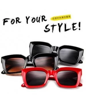 Summer Fashion Women Large Frame Sunglasses Vintage Retro Casual Sun Glasses - C218SOR0EE9 $5.54 Aviator