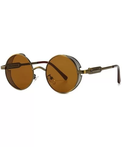 Fashion Sunglasses Womens Eyewear Designer - Brown - CR198KOKY8I $8.96 Round