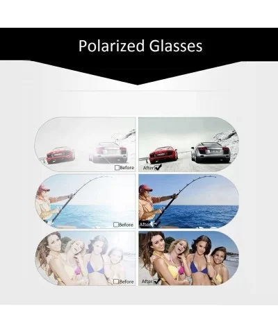 Polarized Sunglasses Prescription Anti glare Protection PC - CY12I7VMB7P $7.87 Aviator