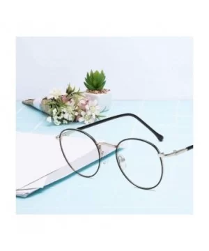 Blocking Glasses Lightweight Computer 2DXuixsh - White Black - C7196ZC5ZQD $5.01 Oval