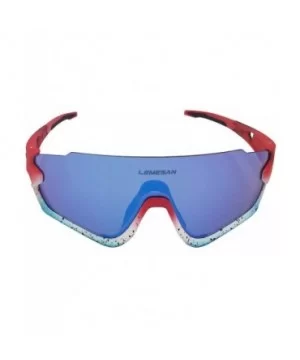 Polarized Sports Sunglasses Cycling Glasses Baseball Fishing Golf Driving Goggle - 09red&bluelenes - CH18YZA7GN6 $15.80 Sport