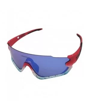 Polarized Sports Sunglasses Cycling Glasses Baseball Fishing Golf Driving Goggle - 09red&bluelenes - CH18YZA7GN6 $15.80 Sport