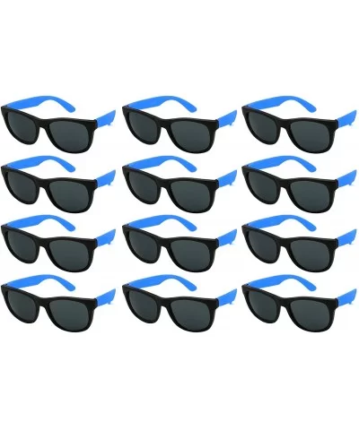 12 Pack 80's Style Neon Party Sunglasses Adult/Kid Size with CPSIA certified-Lead(Pb) Content Free - CF12JSVCGS7 $5.95 Oval