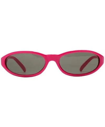 Men Novelty UV400 Small Cat Eye Sunglasses Shades Rave Club Costume Hip-Hop - Rose Red - C5190E2SGKW $5.59 Cat Eye