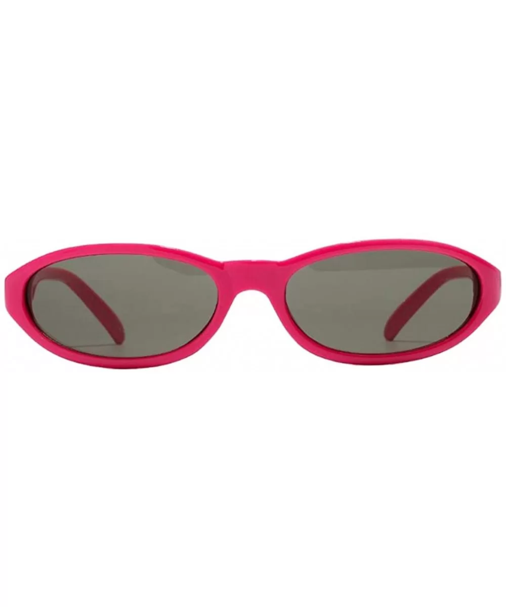 Men Novelty UV400 Small Cat Eye Sunglasses Shades Rave Club Costume Hip-Hop - Rose Red - C5190E2SGKW $5.59 Cat Eye