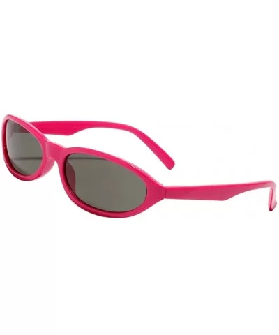 Men Novelty UV400 Small Cat Eye Sunglasses Shades Rave Club Costume Hip-Hop - Rose Red - C5190E2SGKW $5.59 Cat Eye