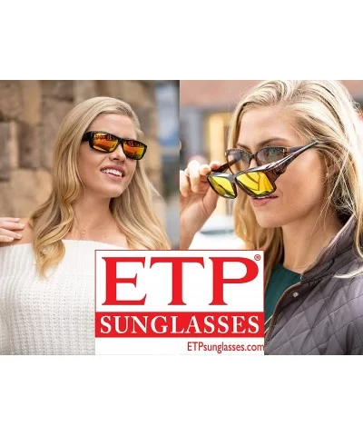 Polarized Lens with Case - Size Medium - Tortoise Frame - CN18HY3ON5Z $14.67 Rectangular