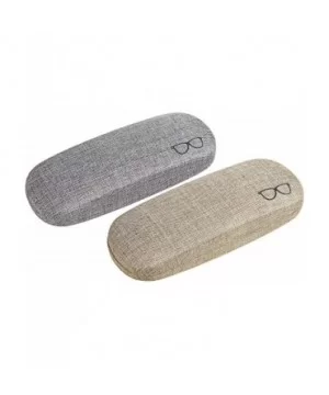 Pack of 2 Hard Shell Eyeglasses Glasses Case Linen Glasses Protective Case for Eyeglasses - Sunglasses - CB18RL0U8QE $8.58 Av...