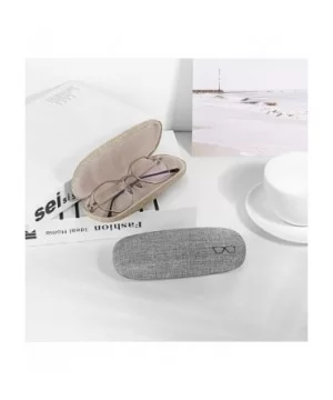 Pack of 2 Hard Shell Eyeglasses Glasses Case Linen Glasses Protective Case for Eyeglasses - Sunglasses - CB18RL0U8QE $8.58 Av...