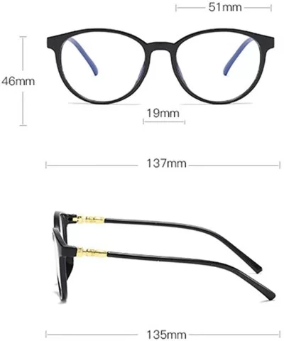 Reading Unisex Stylish Square Non-Prescription Eyeglasses Glasses Clear Lens Eyewear - Black - C318T6EMISH $6.28 Rimless