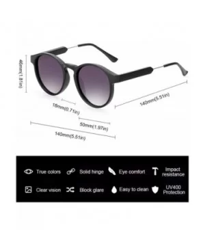 Polarized Sunglasses for Women Retro Round Womens Sunglasses Vintage Shades - C1196CNQ7U4 $11.52 Round