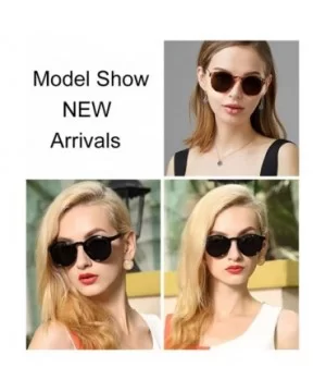 Polarized Sunglasses for Women Retro Round Womens Sunglasses Vintage Shades - C1196CNQ7U4 $11.52 Round