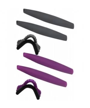 Replacement Earsocks & Nosepieces Rubber Kits M Frame Sunglass - Gray + Purple - C318K7THKA9 $10.56 Rectangular