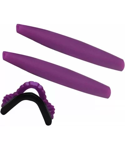 Replacement Earsocks & Nosepieces Rubber Kits M Frame Sunglass - Gray + Purple - C318K7THKA9 $10.56 Rectangular