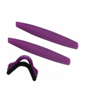 Replacement Earsocks & Nosepieces Rubber Kits M Frame Sunglass - Gray + Purple - C318K7THKA9 $10.56 Rectangular