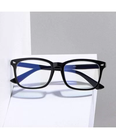 Various Blue Light Blocking Glasses Square Nerd Eyeglasses Frame Anti Blue Ray Computer Game Glasses - CE18USLCIAD $9.31 Aviator