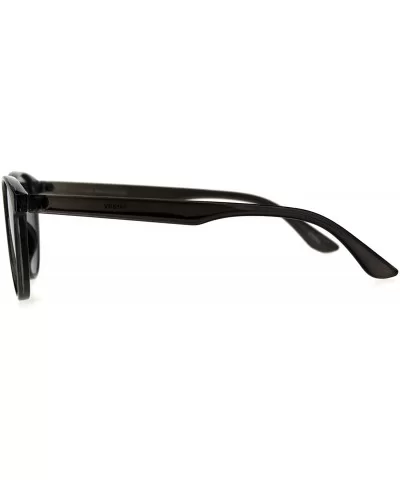 Womens Color Mirror Cat Eye Thin Horn Rim Plastic Sunglasses - Slate Gold - C418CIASE44 $7.20 Cat Eye