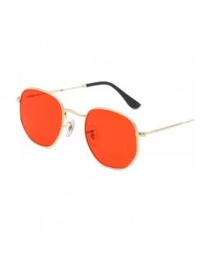 Metal Classic Vintage Women Sunglasses Luxury Design Glasses Driving Eyewear Oculos De Sol Masculino - C01985K5KOQ $26.33 Square