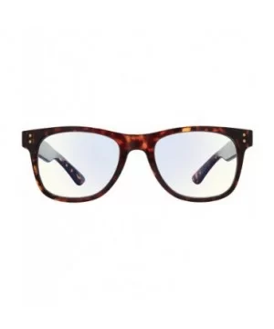 "Voyager" Blue Light Blocking Eyewear - Brown/Clear - C418SIHAHQL $23.96 Aviator