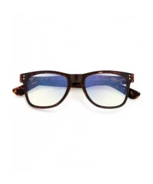 "Voyager" Blue Light Blocking Eyewear - Brown/Clear - C418SIHAHQL $23.96 Aviator