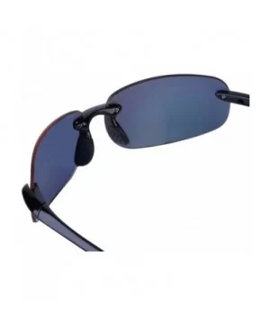 Lovin Maui" Sport Wrap Polarized Sunglasses for Men and Women - Lightweight Frames - Open Road Blue - CX12EVMO9ZV $29.94 Rimless