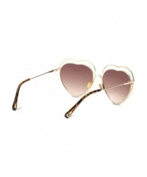 New sunglasses fashion ladies 2019 sunglasses 2019 love heart sunglasses - E - C418S5QEMZU $40.45 Aviator