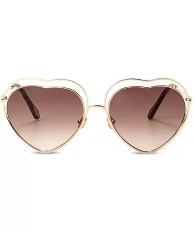 New sunglasses fashion ladies 2019 sunglasses 2019 love heart sunglasses - E - C418S5QEMZU $40.45 Aviator