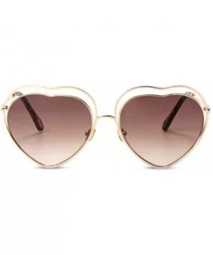 New sunglasses fashion ladies 2019 sunglasses 2019 love heart sunglasses - E - C418S5QEMZU $40.45 Aviator