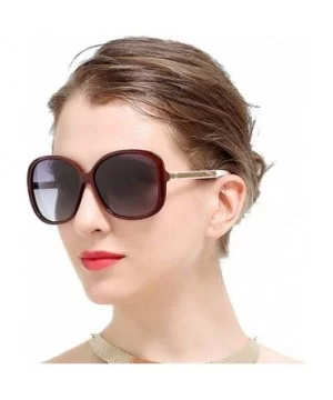 Polarized Sunglasses for Women Antiglare Anti-ultraviolet UV400 Fishing Driving Glasses Fashion Over-sized - C318WDNDLIY $16....