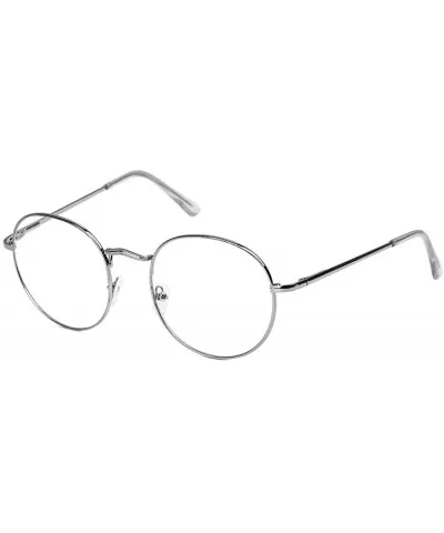 Fashion New Metal Vintage Round Glasses Women Men Oversized Glasses Frame Optical Eyeglass Vision Care Spectacles - CN198GEW4...