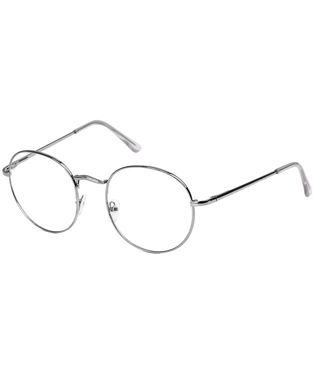 Fashion New Metal Vintage Round Glasses Women Men Oversized Glasses Frame Optical Eyeglass Vision Care Spectacles - CN198GEW4...