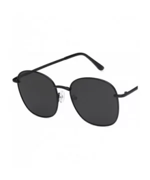 2019 Vintage Large Frame Women Sunglasses Lady Luxury Retro Metal Glasses Mirror UV400 Oculos De Sol Shopping - CX1985CA7RD $...