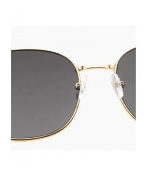 2019 Vintage Large Frame Women Sunglasses Lady Luxury Retro Metal Glasses Mirror UV400 Oculos De Sol Shopping - CX1985CA7RD $...