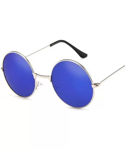 2019 Round Sunrods Occulos Of Male Soil Fashion Colorful Design Sun Glasses - Gold Colors - C318WE7CW7A $16.22 Oversized