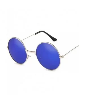 2019 Round Sunrods Occulos Of Male Soil Fashion Colorful Design Sun Glasses - Gold Colors - C318WE7CW7A $16.22 Oversized