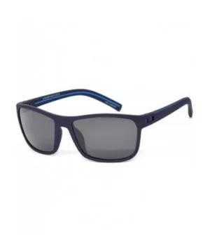 Mens TR90 Polarized UV 400 Protection Sport Rectangle Square Sunglasses for Men - Blue/Blue Line - CT18WGZWW4L $11.57 Sport