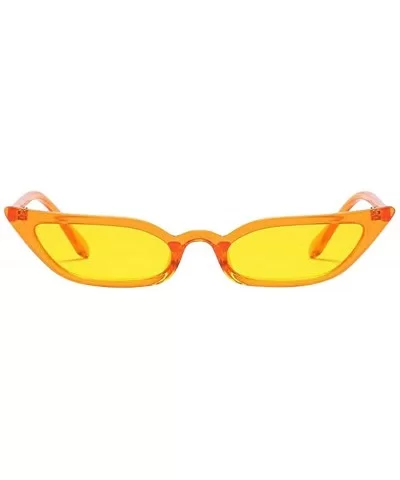 Fashion Sunglasses Colorful Designer - Yellow - CB18QHGL28Y $5.11 Aviator