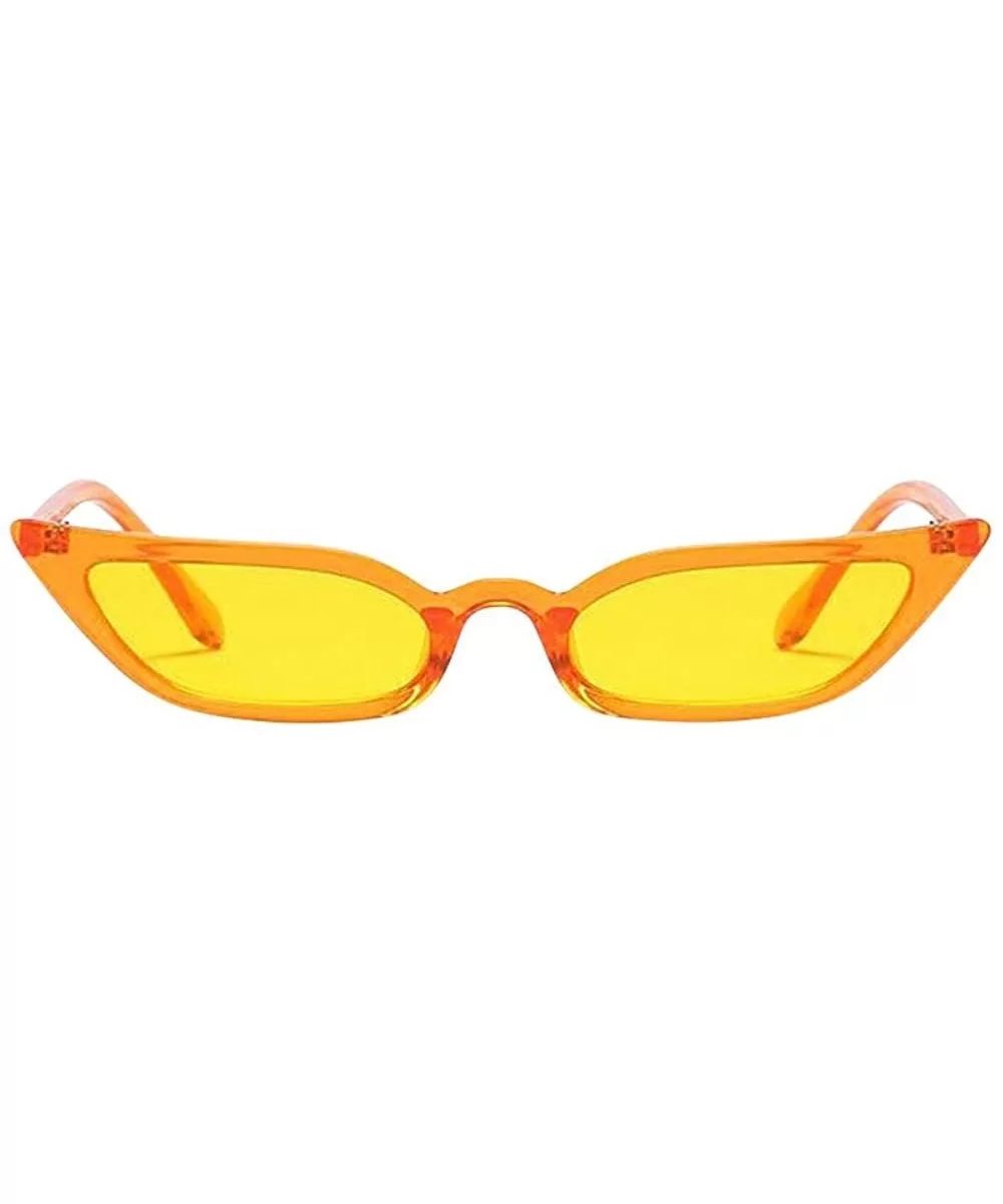 Fashion Sunglasses Colorful Designer - Yellow - CB18QHGL28Y $5.11 Aviator