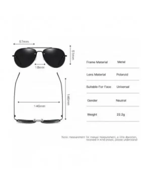 Ultra Lightweight Rectangular HD Polarized Sunglasses UV400 Protection for Men Women - E - C9197AZUKU4 $13.38 Oversized