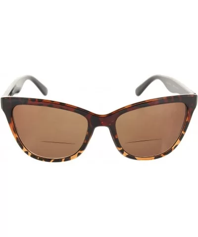 Cat Eye Bifocal Reading Sunglasses Readers for Women [Brown Leopard - 2.00] - Brown Leopard - CI18CQTMAQG $16.72 Oversized