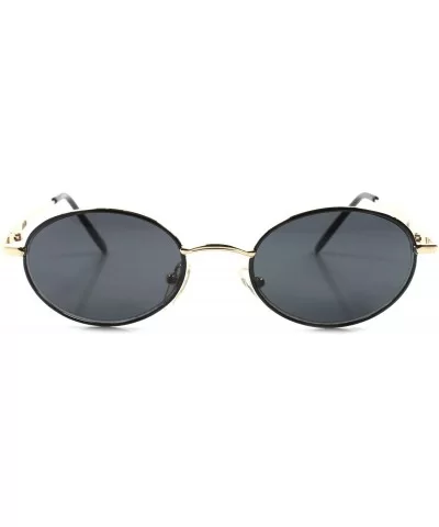 Classic Indie Retro Fashion Stylish Mens Womens Vintage Round Oval Sunglasses - CV1892D4HTO $11.36 Round