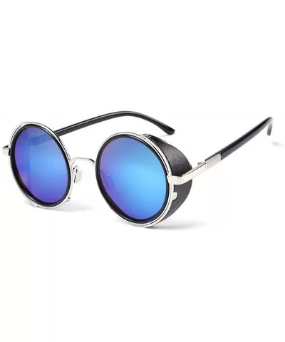 Men Women Fashion Aviator Polarized Sunglasses Vintage with Round Frame for Sport Driving Fishing - CN18YN7CDW0 $5.46 Rimless