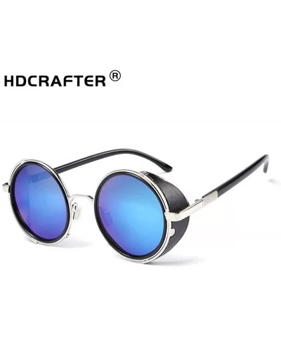 Men Women Fashion Aviator Polarized Sunglasses Vintage with Round Frame for Sport Driving Fishing - CN18YN7CDW0 $5.46 Rimless